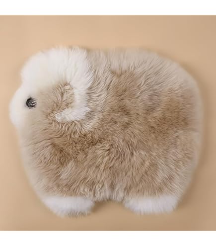 別売り可　ムートン　毛皮　クッション　椅子用　座布団　ベージュ　ウール　冬用 別売り可 ムートン 毛皮 クッション 椅子用 座布団 ベージュ ウール 冬